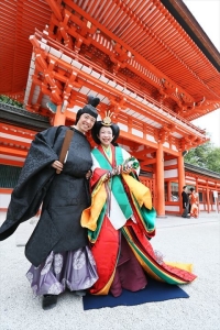 下賀茂神社の当日スナップ写真