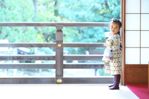 奈良・三輪神社の七五三写真